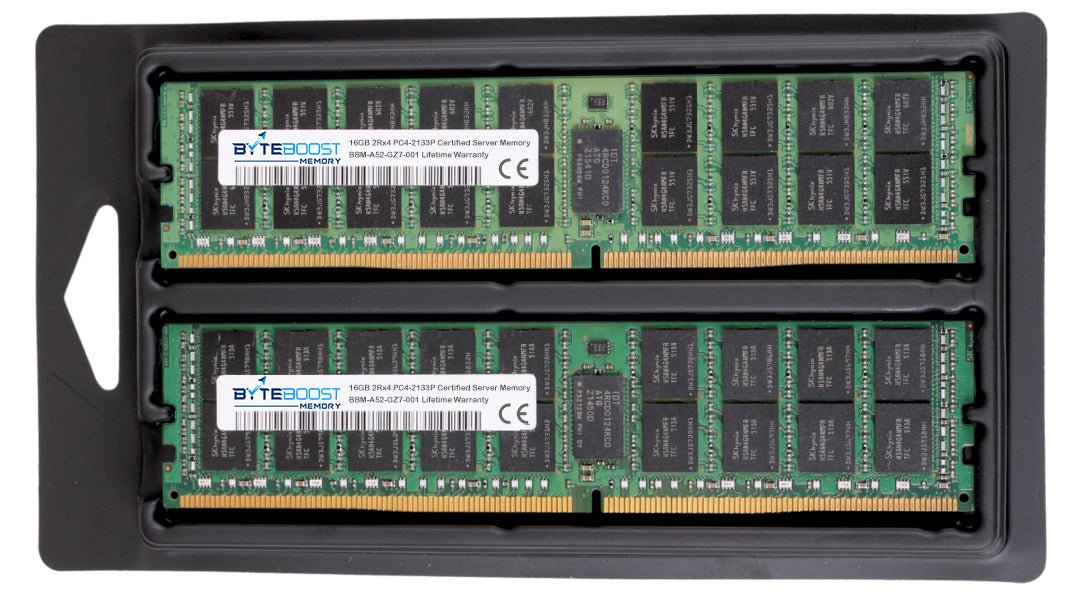 ByteBoost Memory - 32GB (2x 16GB) DDR4 2133MHz PC4 - 17000 ECC Server Memory - SaveMyServer.com
